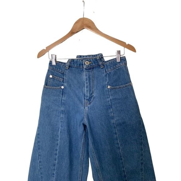 Maison Margiela Line 1 Women’s High Rise Jeans Denim 25 - Picture 4 of 7